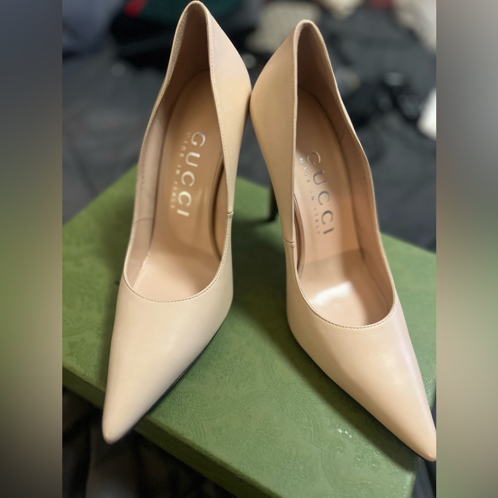 Gucci Cream Heels